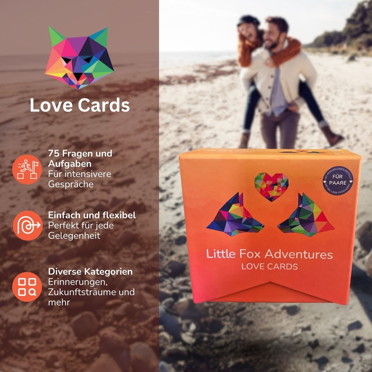 Love Cards - Kartenspiel für Paare